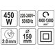 SZLIFIERKA MIMOŚRODOWA 450W 150MM -zdjęcie numer 4