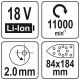 SZLIFIERKA OSCYLACYJNA 18V DELTA - BODY -zdjęcie numer 9