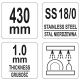 SZPATUŁA KĄTOWA WĄSKA 300/ 430MM -zdjęcie numer 3