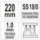 SZPATUŁA WĄSKA 120/ 225MM -zdjęcie numer 3