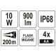 SZPERACZ PISTOLETOWY 10W 900LM IP68 4XAA -zdjęcie numer 4