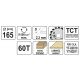 TARCZA TCT DO DREWNA 165X60TX16MM -zdjęcie numer 3