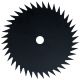 TARCZA ZĘBY UKOŚNE DO KOSY 250/25,4MM -zdjęcie numer 2