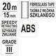 TAŚMA MIERNICZA 20 M X 15 MM WŁÓK SZKLAN -zdjęcie numer 5