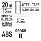 TAŚMA MIERNICZA STALOWA 20 M X 13 MM -zdjęcie numer 4