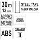 TAŚMA MIERNICZA STALOWA 30 M X 13 MM -zdjęcie numer 5