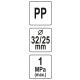 TRÓJNIK PP 32MM X 25MM X 32MM -zdjęcie numer 4