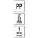 TRÓJNIK PP 32MM x 32MM x 32MM -zdjęcie numer 4