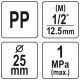 TRÓJNIK PP GZ 25 X 1/2" X 25 -zdjęcie numer 4