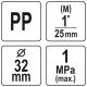 TRÓJNIK PP GZ 32MM x 1" x 32MM -zdjęcie numer 4
