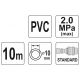 WĄŻ PNEUMAT.PVC Z SZYBKOZŁ. 10mm x 10m -zdjęcie numer 3