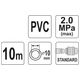 WĄŻ PNEUMAT.PVC Z SZYBKOZŁ. 10mm x 10m -zdjęcie numer 3