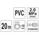 WĄŻ PNEUMAT.PVC Z SZYBKOZŁ. 10mm x 20m -zdjęcie numer 3