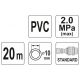WĄŻ PNEUMAT.PVC Z SZYBKOZŁ. 10mm x 20m -zdjęcie numer 3