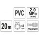 WĄŻ PNEUMAT.PVC Z SZYBKOZŁ. 8mm x 20m -zdjęcie numer 3