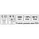 WĄŻ PRZYŁĄCZENIOWY F/M 1/2" M10x1 300MM -zdjęcie numer 2