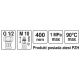 WĄŻ PRZYŁĄCZENIOWY F/M 1/2" M10x1 400MM -zdjęcie numer 2
