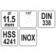 WIERTŁO DO METALU HSS PREMIUM 11,5MM -zdjęcie numer 4