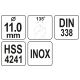 WIERTŁO DO METALU HSS PREMIUM 11MM -zdjęcie numer 4