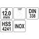 WIERTŁO DO METALU HSS PREMIUM 12MM -zdjęcie numer 4