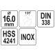 WIERTŁO DO METALU HSS PREMIUM 16MM -zdjęcie numer 4