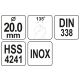 WIERTŁO DO METALU HSS PREMIUM 20MM -zdjęcie numer 4