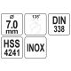 WIERTŁO DO METALU HSS PREMIUM 7,0MM -zdjęcie numer 4