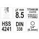 WIERTŁO DO METALU HSS-TiN 8,5MM HEX -zdjęcie numer 3