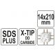 WIERTŁO SDS PLUS PREMIUM 14MM/210MM -zdjęcie numer 4