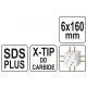 WIERTŁO SDS PLUS PREMIUM 6MM/160MM -zdjęcie numer 3