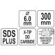 WIERTŁO SDS PLUS PREMIUM 6MM/300MM -zdjęcie numer 5