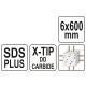 WIERTŁO SDS PLUS PREMIUM 6MM/600MM -zdjęcie numer 3