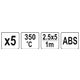WKŁADY ABS 2,5X5MM 5X1M 5SZT. -zdjęcie numer 4