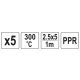 WKŁADY PPR 2,5X5MM 5X1M 5 SZT. -zdjęcie numer 4