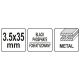 WKRĘTY NA TAŚMIE 3,5X35MM DO METALU1000S -zdjęcie numer 4