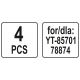 WORKI PAPIEROWE 4SZT. DO YT-85701 78874 -zdjęcie numer 3