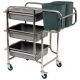 WÓZEK KELNERSKI 3-PÓŁKOWY Z 5 POJEMNIKAM -zdjęcie numer 1