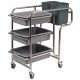WÓZEK KELNERSKI 3-PÓŁKOWY Z 5 POJEMNIKAM -zdjęcie numer 8