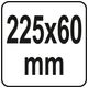 WYCISKACZ DO MAS GĘSTYCH 225X60MM -zdjęcie numer 3