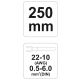 ZACISKACZ KONEKTORÓW 250MM 0,5-6,0MM2 -zdjęcie numer 5