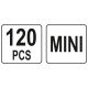 ZESTAW BEZPIECZNIKÓW MINI 120 SZT -zdjęcie numer 3