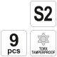 ZESTAW KLUCZY TORX 9SZT -zdjęcie numer 2