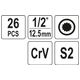 ZESTAW KLUCZY TRZPIENIOWYCH 1/2" SPLINE -zdjęcie numer 5