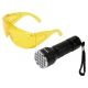 ZESTAW LATARKA UV 21 LED I OKULARY -zdjęcie numer 1