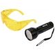 ZESTAW LATARKA UV 51 LED I OKULARY -zdjęcie numer 1