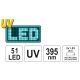 ZESTAW LATARKA UV 51 LED I OKULARY -zdjęcie numer 5