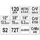ZESTAW NARZĘDZIOWY 1/2" 120CZ. XL -zdjęcie numer 5