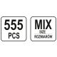 ZESTAW ZAWLECZEK PROSTYCH 555 SZT. MIX -zdjęcie numer 5