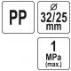 ZŁĄCZKA REDUKCYJNA PP 25MM X 32MM -zdjęcie numer 4