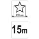 ŻYŁKA TNĄCA GWIAZDKA 2.6MM x 15M -zdjęcie numer 3